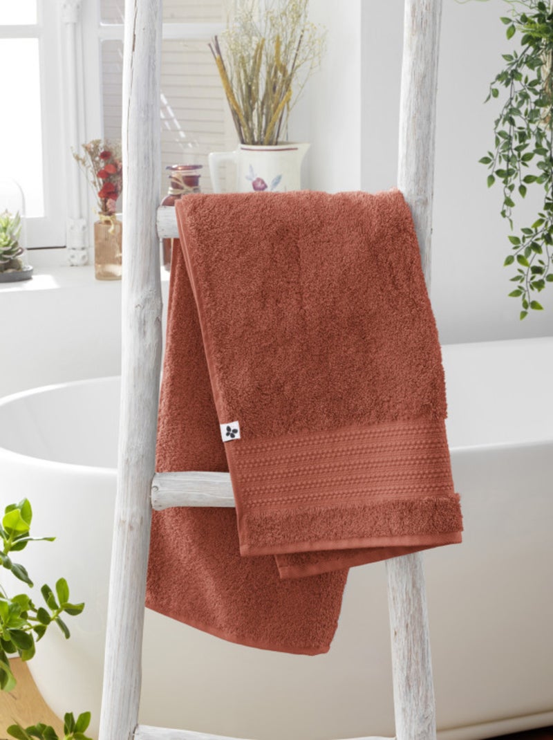 Serviette - L'effet papillon - 100% Coton Bio Terracotta - Kiabi