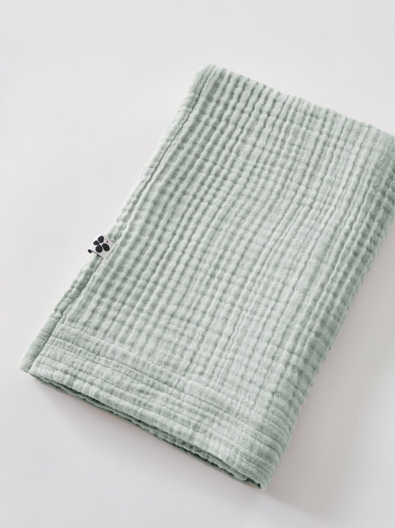 Serviette - L'effet papillon - Gaze De Coton Vert tilleul - Kiabi