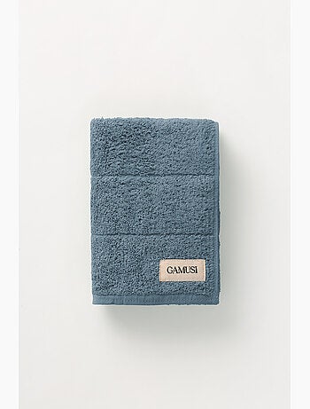 Serviette 100 % coton, éponge 600 g/m², avec boucle de suspension - Gamusi