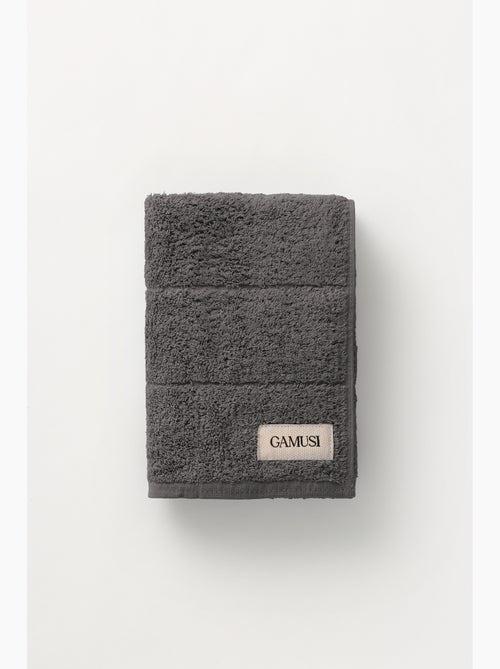 Serviette 100 % coton, éponge 600 g/m², avec boucle de suspension - Gamusi - Kiabi