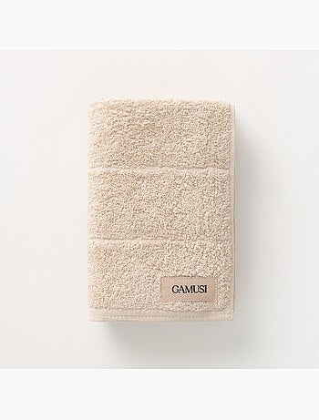 Serviette 100 % coton, éponge 600 g/m², avec boucle de suspension - Gamusi