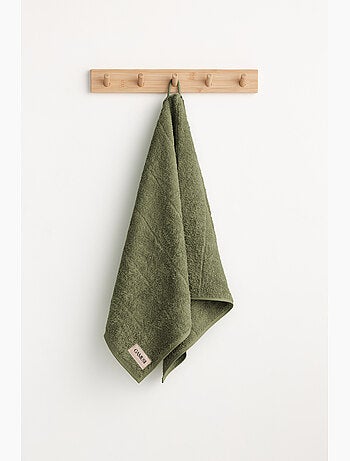 Serviette 100% coton, éponge épaisse, avec boucle - Gamusi