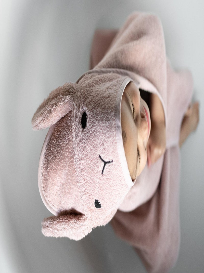 Serviette à capuche chat Rose - Kiabi