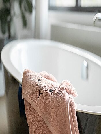 Serviette à capuche lapin