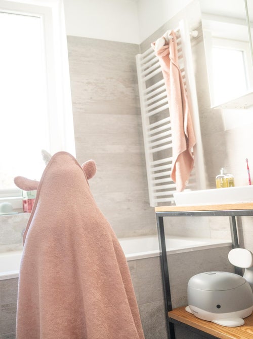 Serviette à capuche licorne - Kiabi