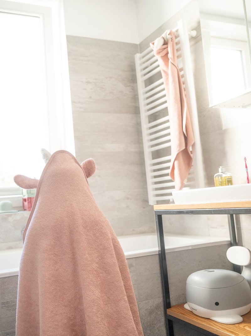 Serviette à capuche licorne Rose - Kiabi
