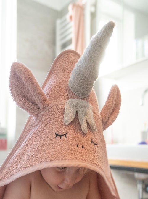 Serviette à capuche licorne - Kiabi