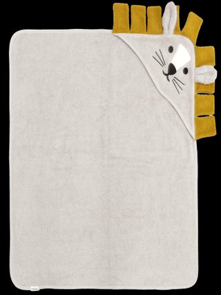 Serviette à capuche lion