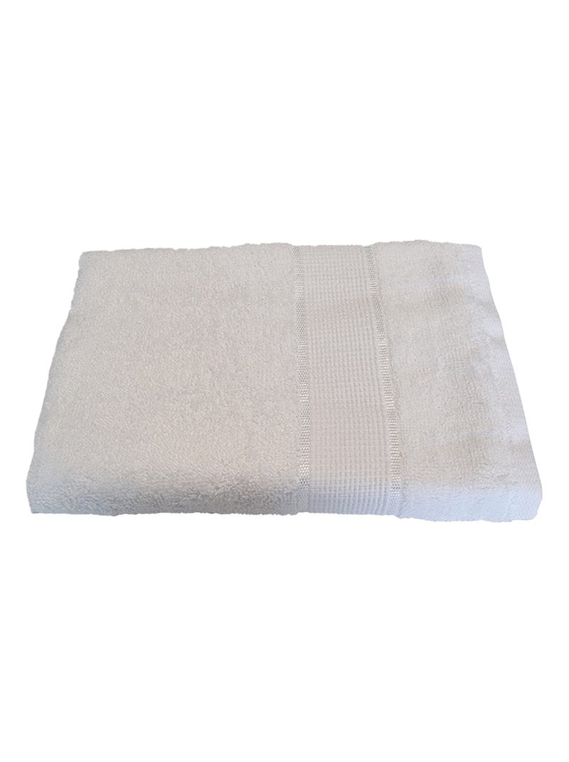Serviette BAMBOU Blanc Blanc - Kiabi