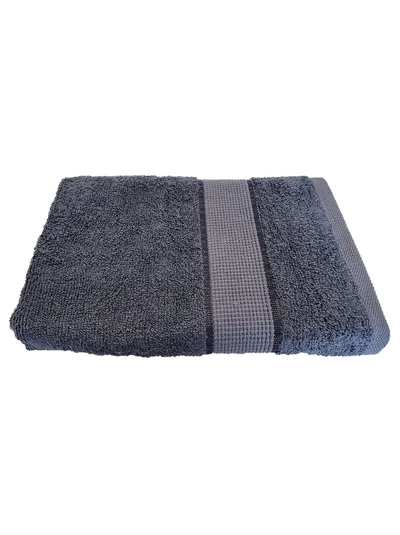 Serviette BAMBOU gris anthracite - Kiabi