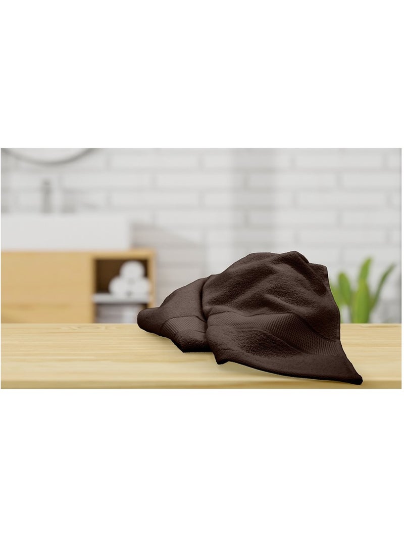 Serviette BAMBOU Marron - Kiabi