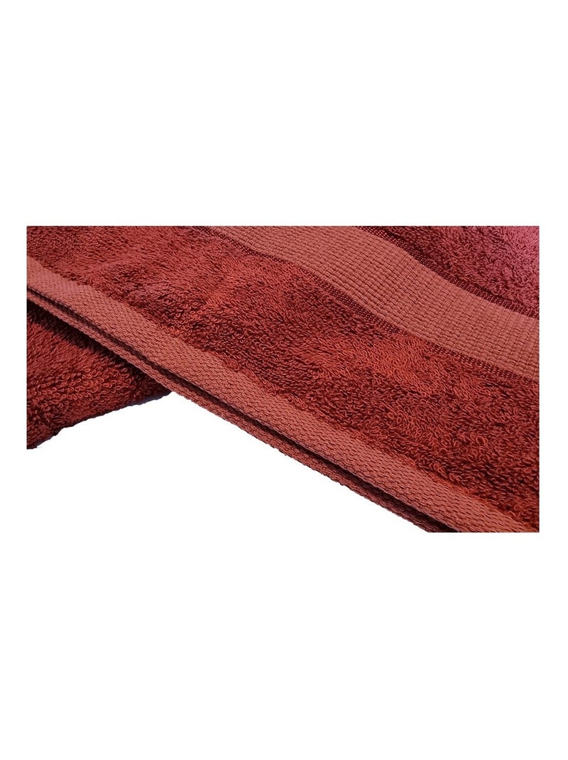 Serviette BAMBOU Rouge - Kiabi