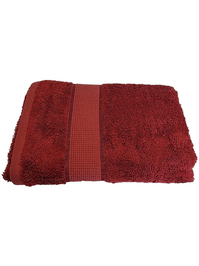 Serviette BAMBOU Rouge - Kiabi