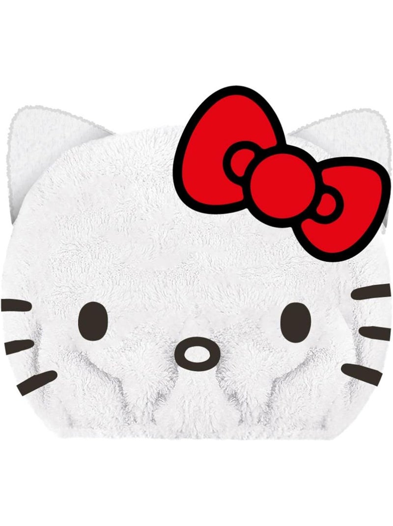 Serviette cheveux microfibre Hello Kitty enfant & femme, séchage rapide Multicolore - Kiabi