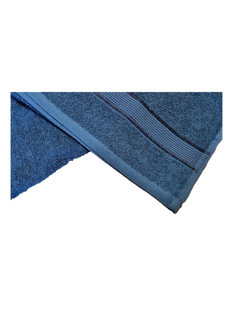 Serviette COTON Bleu - Kiabi