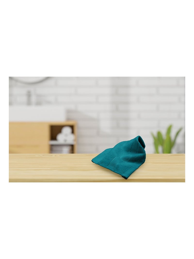 Serviette COTON Bleu - Kiabi