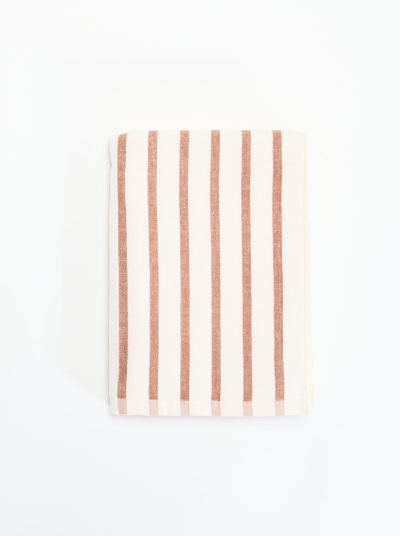 Serviette de bain - 70x130 cm Beige - Kiabi