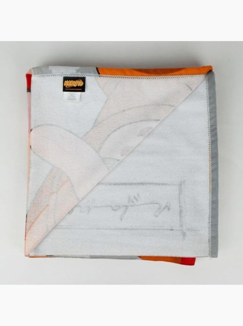 Serviette de bain - naruto - jutsu - 70x140 cm - sèche rapidement - rouge - Kiabi
