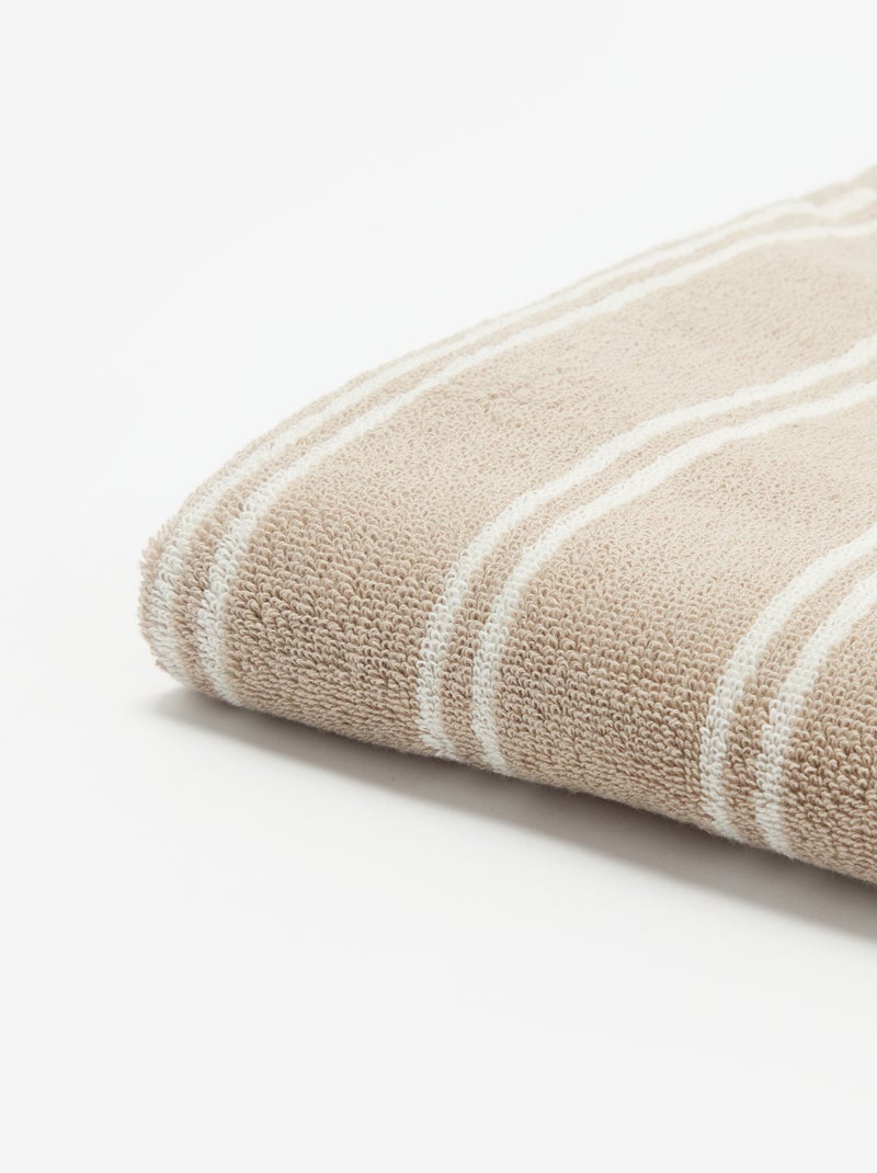 Serviette de bain 50 x 90 cm Beige - Kiabi