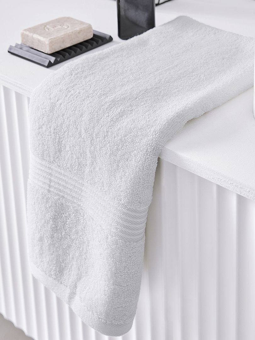 Serviette de bain 50 x 90 cm blanc - Kiabi