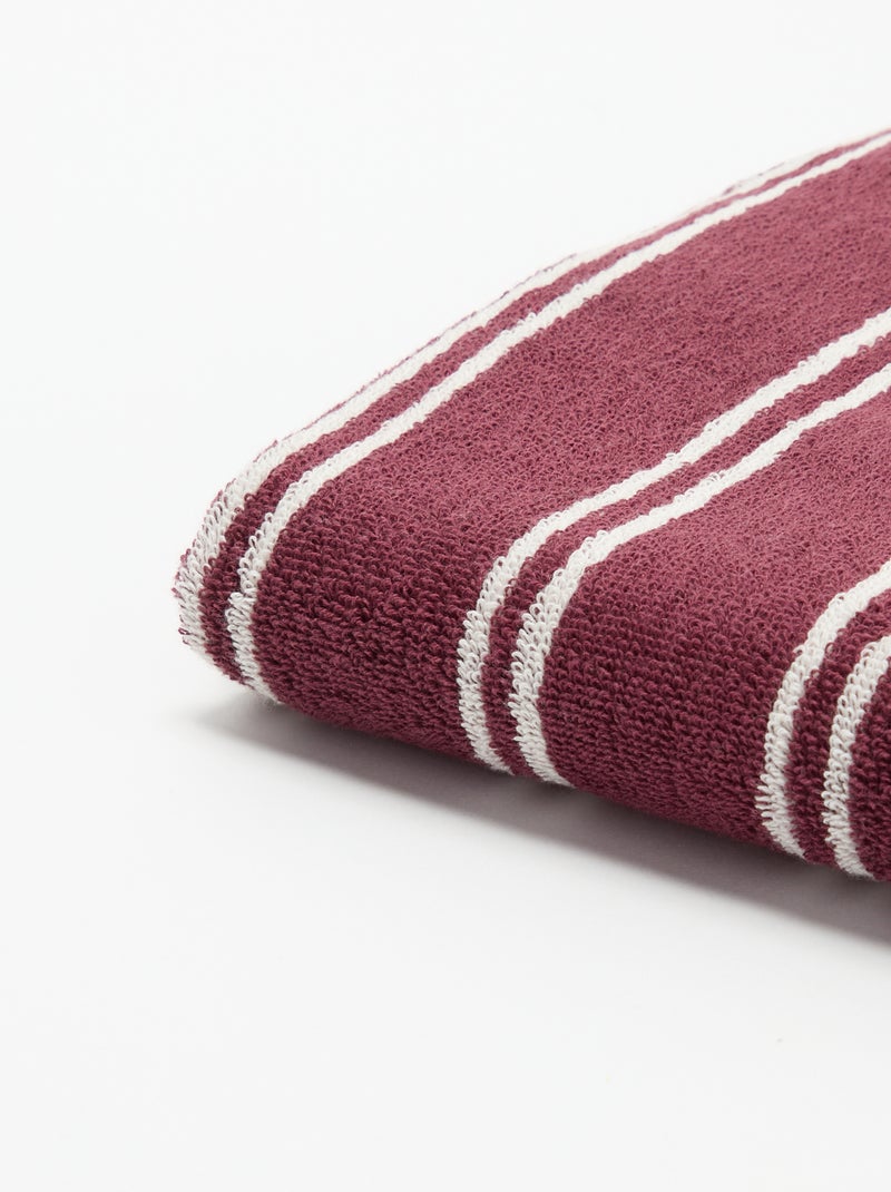 Serviette de bain 50 x 90 cm Rose - Kiabi