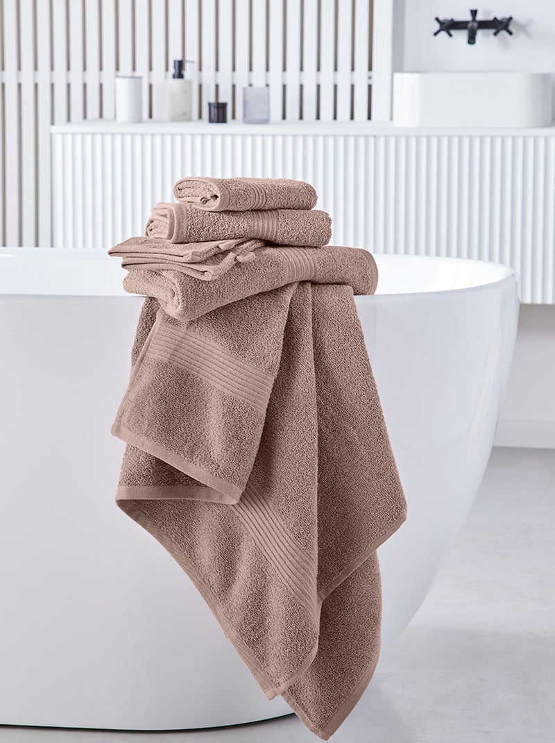 Serviette de bain 50 x 90 cm rose - Kiabi