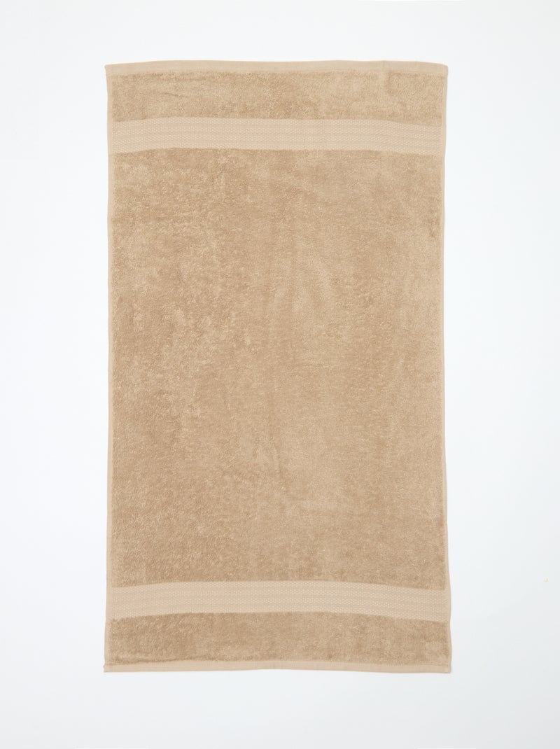 Serviette de bain 50x90 cm Beige - Kiabi