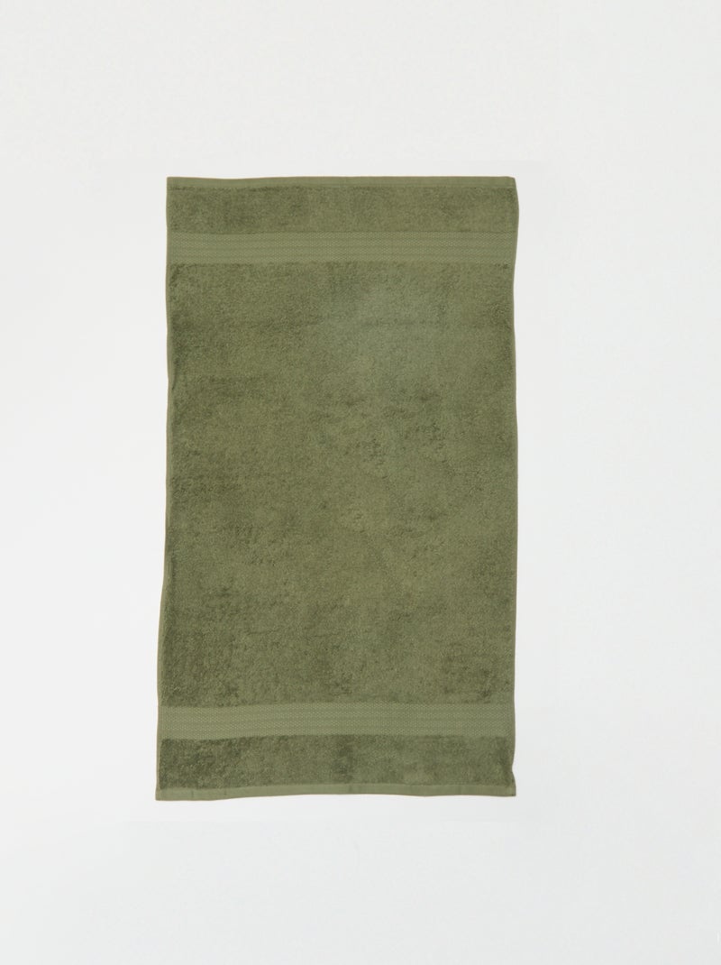 Serviette de bain 50x90 cm Vert - Kiabi