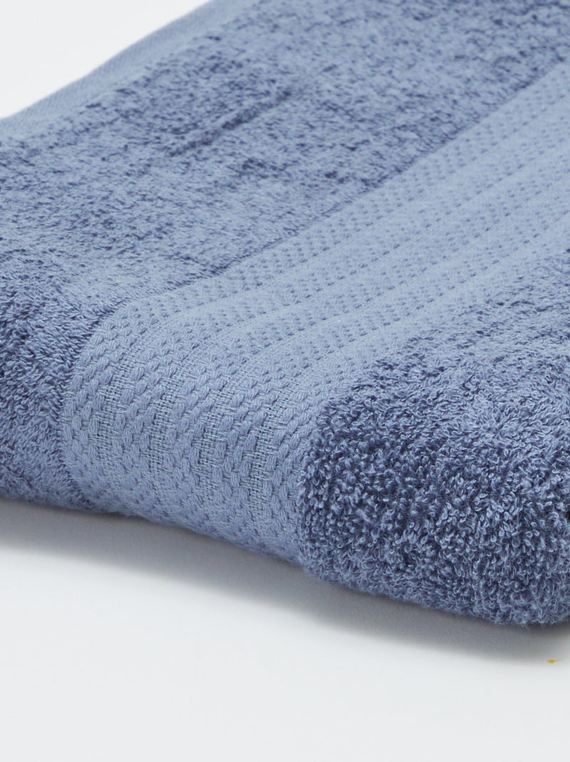 Serviette de bain (50x90cm) - Kiabi Home Bleu - Kiabi