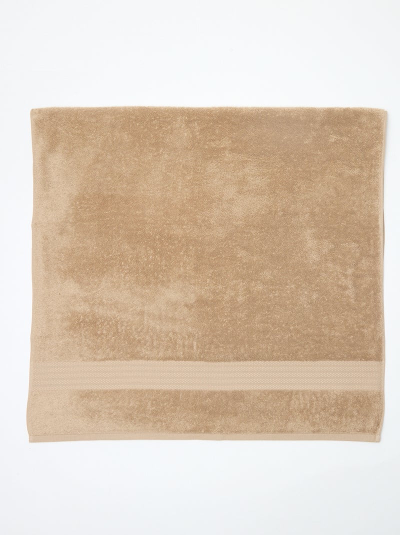 Serviette de bain 70 x 130 cm - Kiabi Home Beige - Kiabi