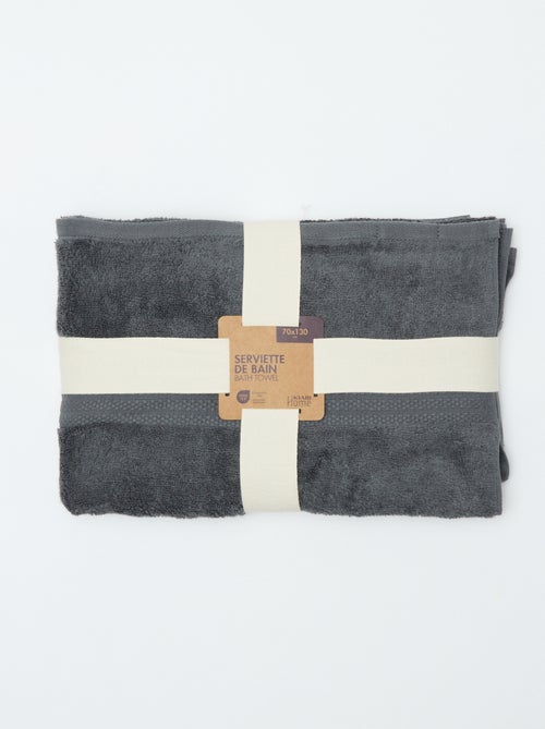 Serviette de bain 70 x 130 cm - Kiabi Home - Kiabi Serviette de bain 70 x 130 cm - Kiabi Home - Kiabi
