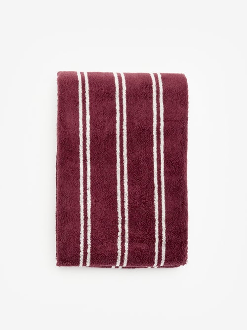 Serviette de bain 70 x 130 cm - Kiabi