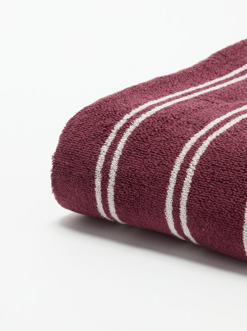 Serviette de bain 70 x 130 cm - Kiabi