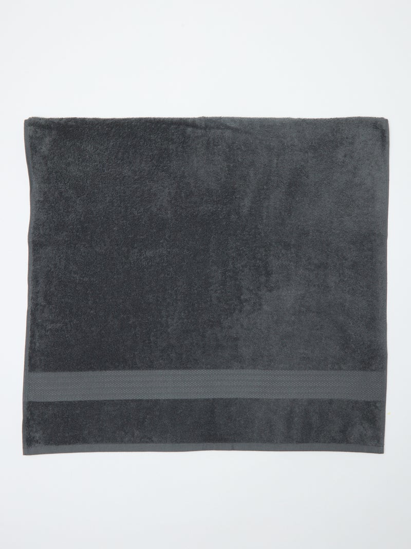 Serviette de bain (70x130 cm) - Kiabi Home Gris - Kiabi