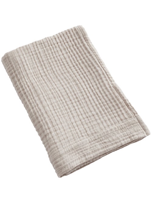 Serviette de bain 70x130 cm Gaze de Coton - Kiabi