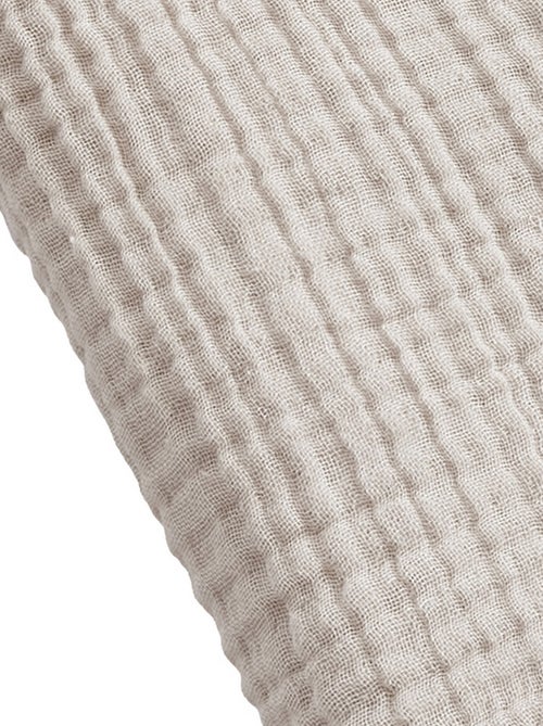 Serviette de bain 70x130 cm Gaze de Coton - Kiabi