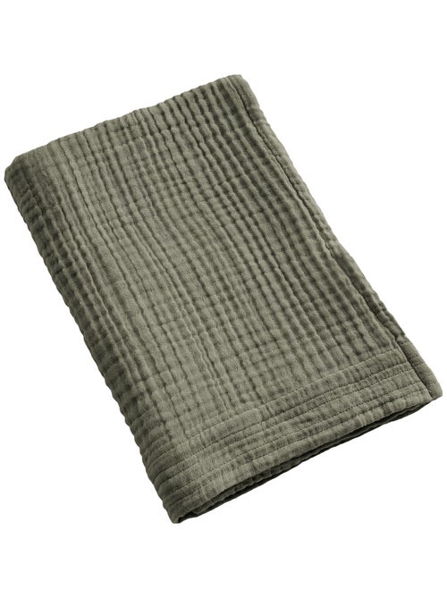 Serviette de bain 70x130 cm Gaze de Coton - Kiabi