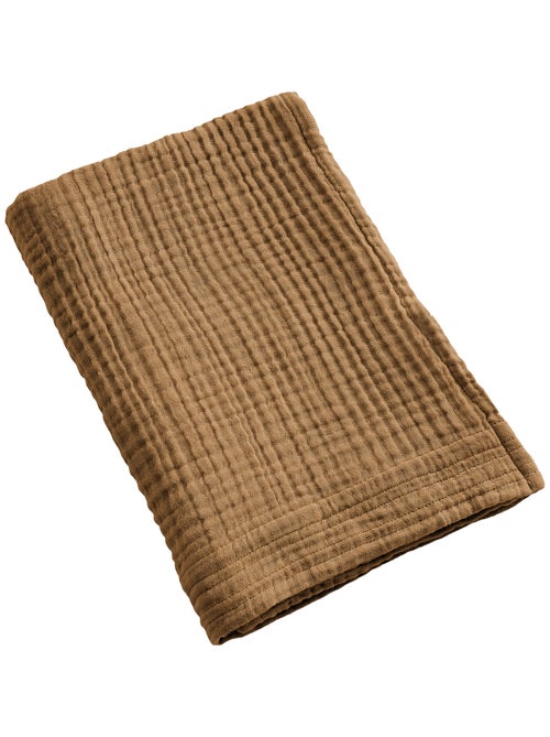 Serviette de bain 70x130 cm Gaze de Coton - Kiabi