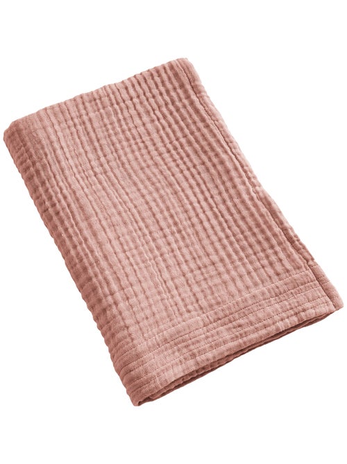 Serviette de bain 70x130 cm Gaze de Coton - Kiabi