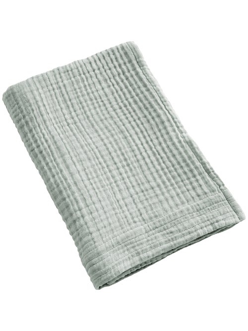 Serviette de bain 70x130 cm Gaze de Coton - Kiabi