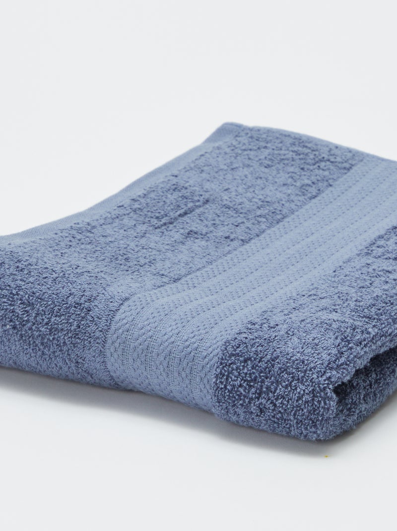 Serviette de bain (70x130cm) - Kiabi Home Bleu - Kiabi