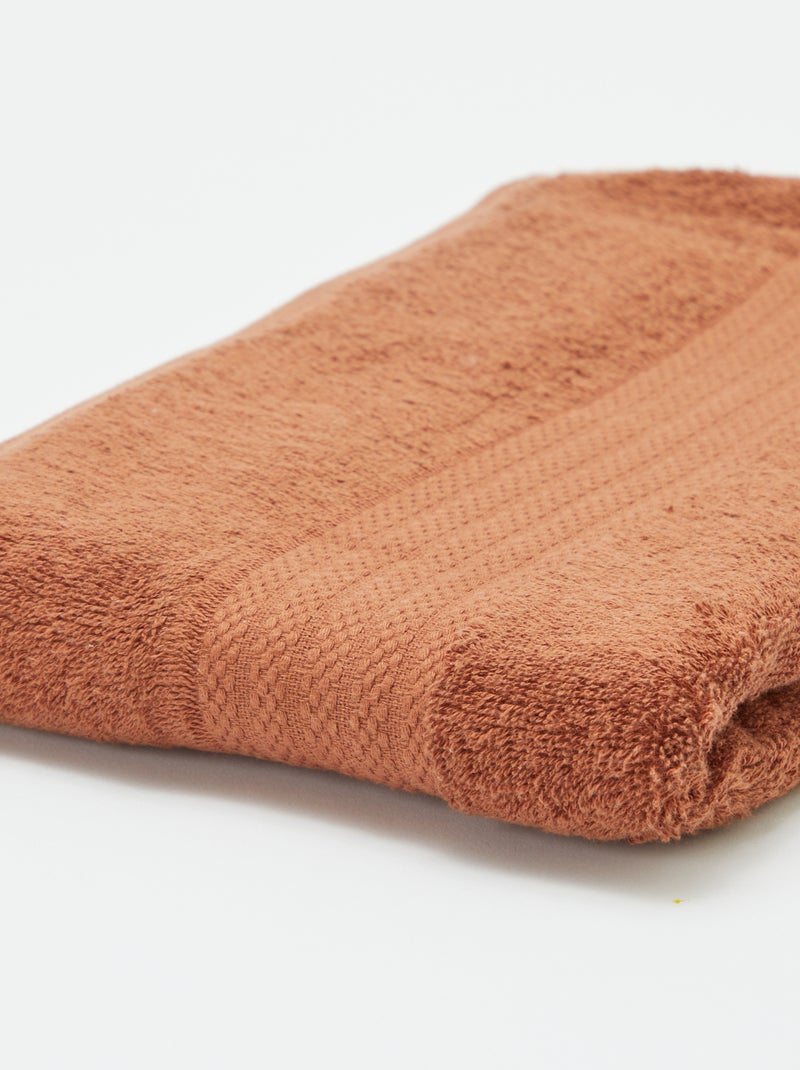 Serviette de bain (70x130cm) - Kiabi Home Marron - Kiabi