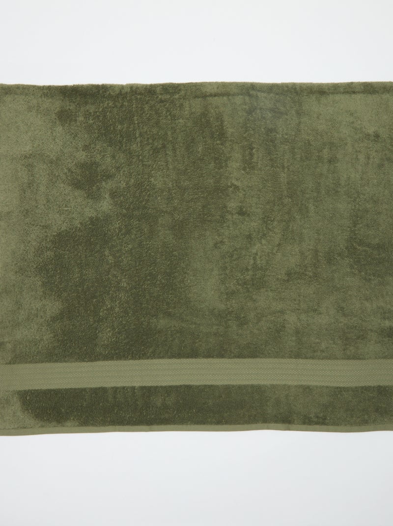 Serviette de bain 90 x 150 cm - Kiabi Home Vert - Kiabi