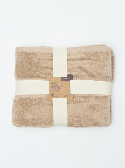 Serviette de bain 90 x 150 cm - Kiabi Serviette de bain 90 x 150 cm - Kiabi
