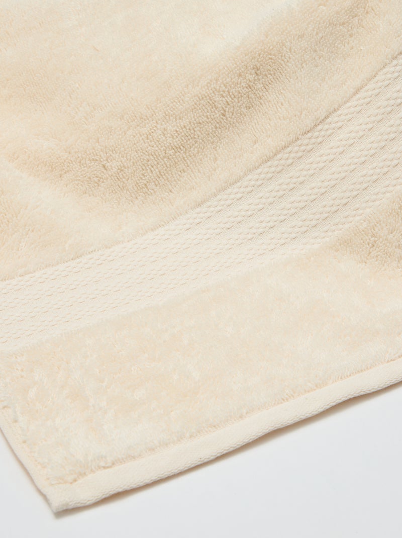 Serviette de bain 90 x 150 cm Blanc - Kiabi