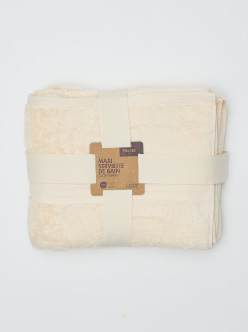 Serviette de bain 90 x 150 cm - Kiabi Serviette de bain 90 x 150 cm - Kiabi