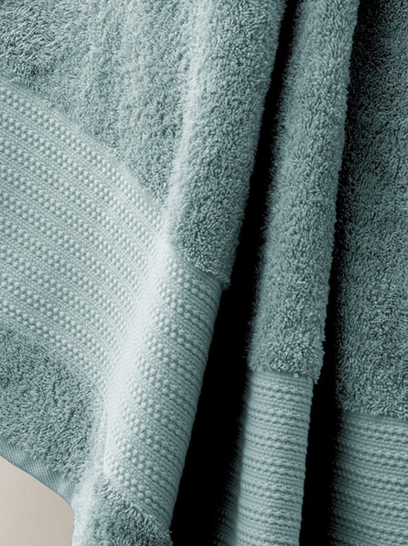Serviette de bain 90x150 cm Coton Bleu - Kiabi