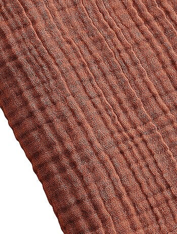 Serviette de bain 90x150 cm Gaze de Coton Terracotta