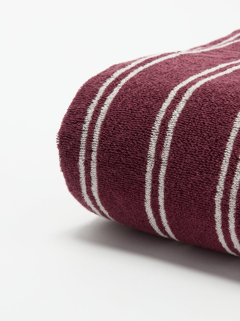 Serviette de bain 90x150 cm Rose - Kiabi