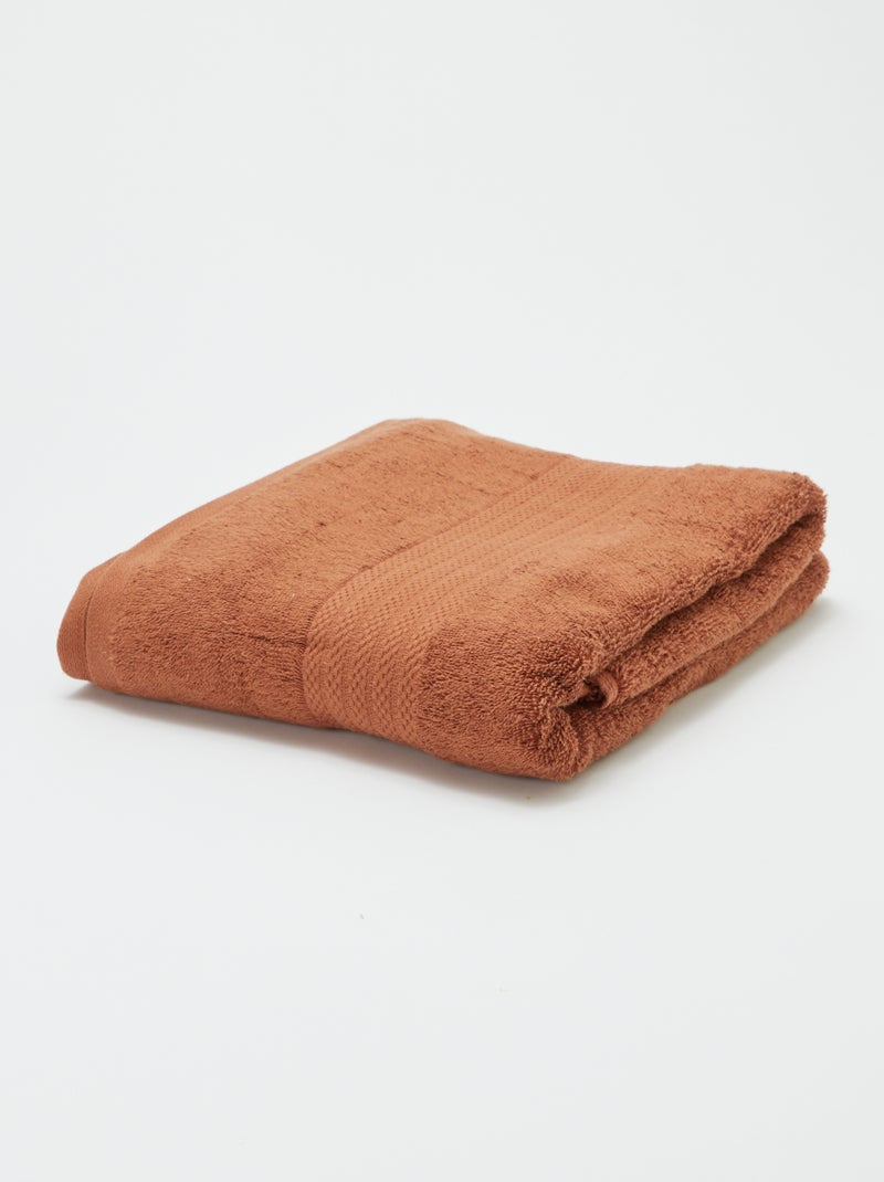 Serviette de bain (90x150cm) - Kiabi Home Marron - Kiabi